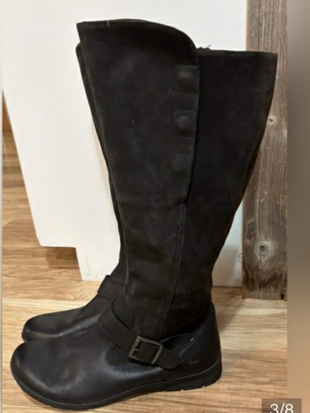 B.O.C Black Women's Tall Boots - Classic Black. Women’s Size 11 M